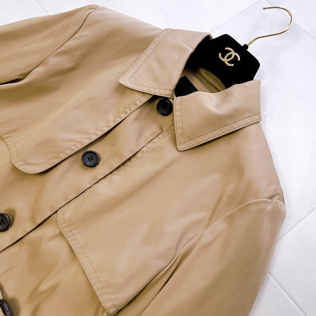 美品✨iCB アイシービー ダウンライナー付きトレンチコート ベージュ×イエロー