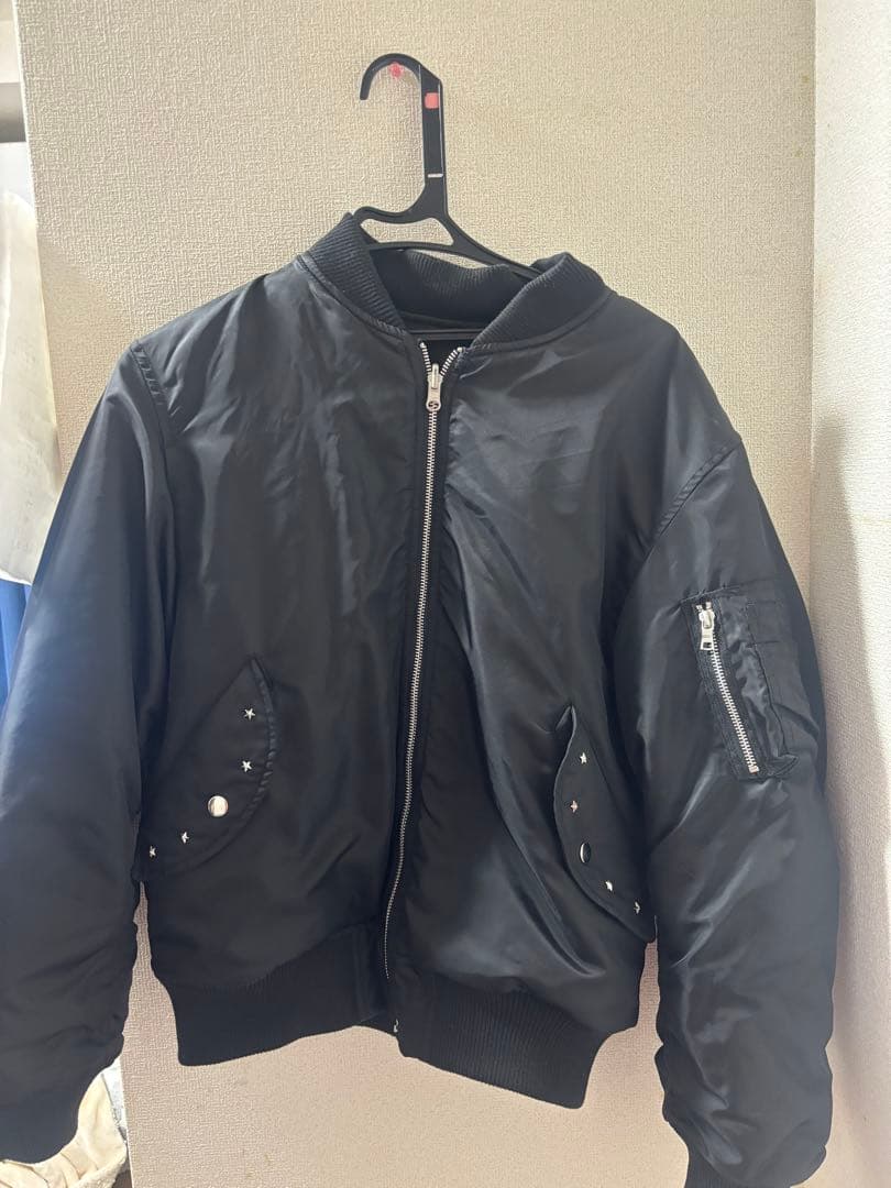 ジャケット・アウター BELVET camo reversible ma1 jacket M