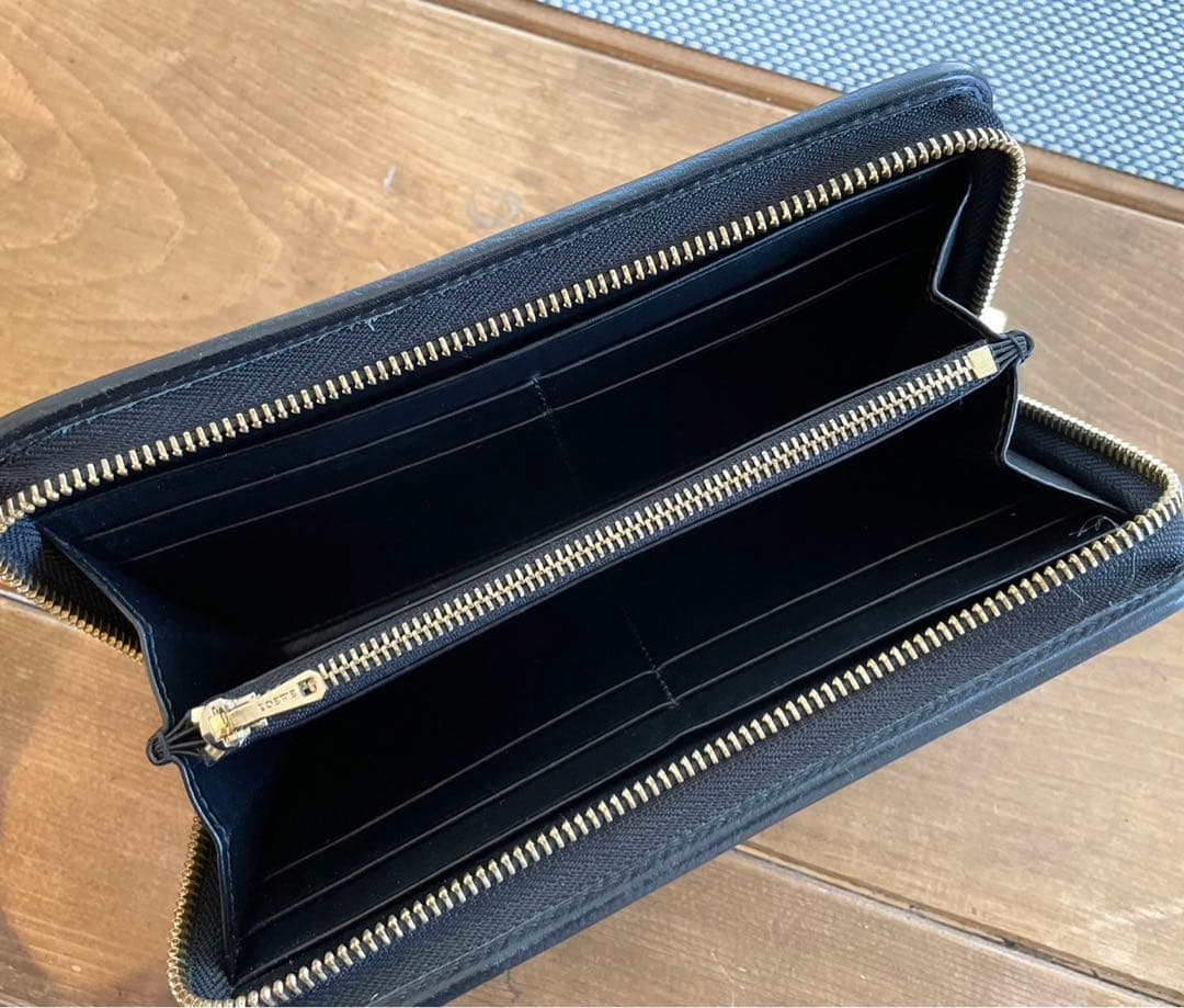 ★希少品　ロエベ　ハラコ錠前チャーム長財布★