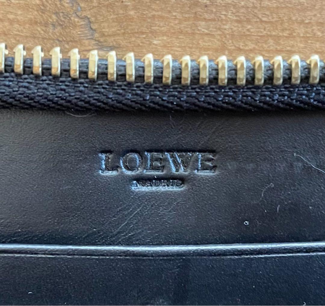 ★希少品　ロエベ　ハラコ錠前チャーム長財布★