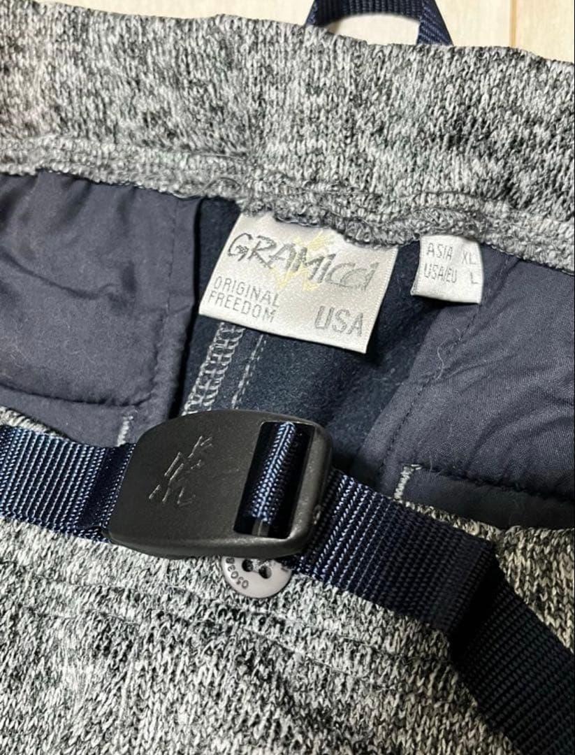 Grgmicci USA グレー パンツ XL 裏起毛