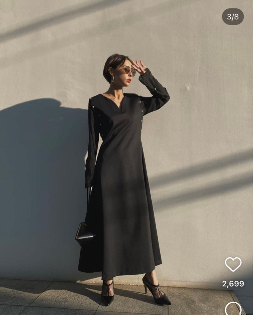 Ameri chic pearl dress【最終値下げ】