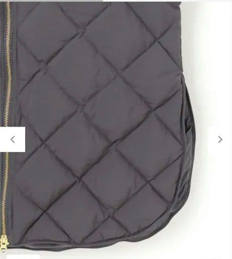 【TAION×UNFILO 】フード付きジレ　XL アイボリー