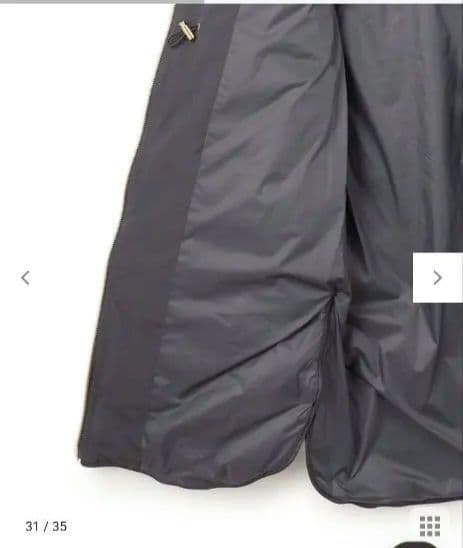 【TAION×UNFILO 】フード付きジレ　XL アイボリー