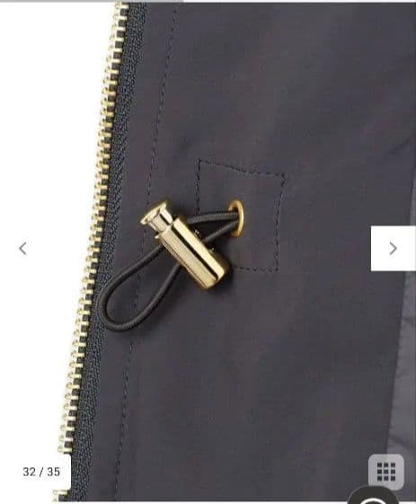 【TAION×UNFILO 】フード付きジレ　XL アイボリー