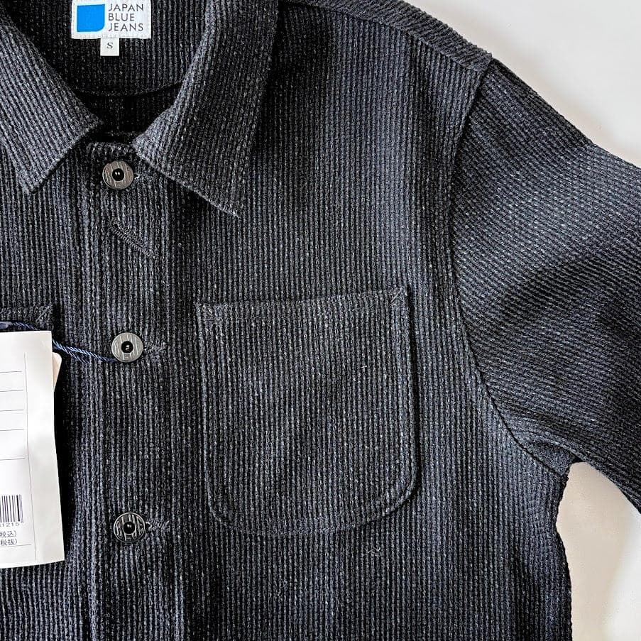 ジャパンブルージーンズ JBOT1324 ブラック刺子 カバーオール　S