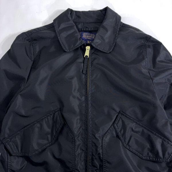 【美品】ALPHA アルファ フライトジャケット L 黒 MA-1 TA0629