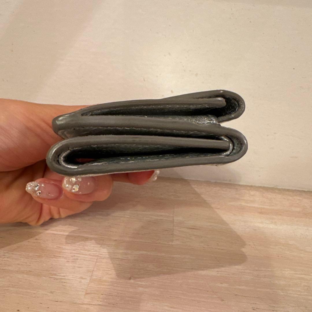 BALENCIAGA シルバー 三つ折り財布