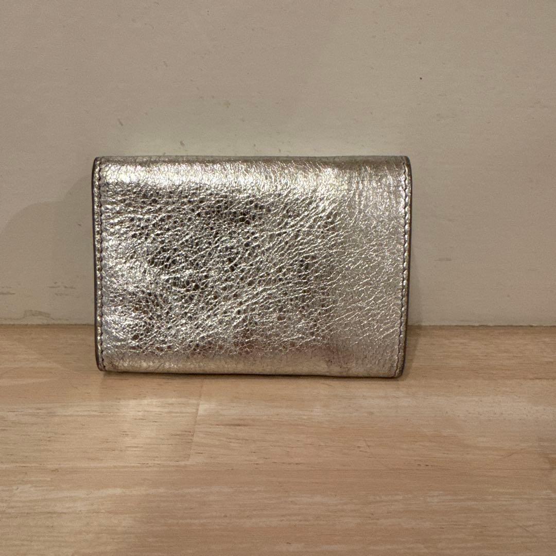 BALENCIAGA シルバー 三つ折り財布