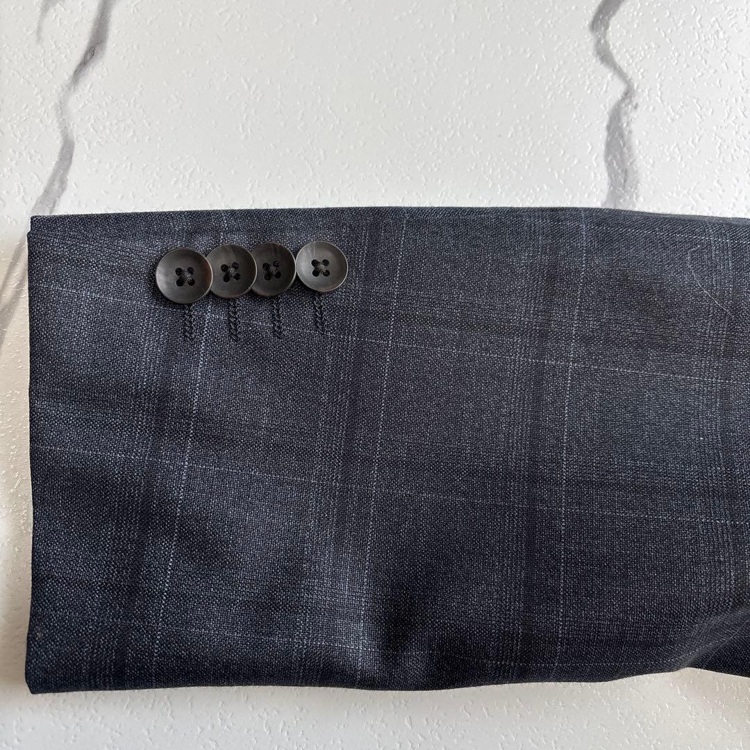 未使用級★現行★P.S.FA スーツ スリーピース ネイビー グレー Y5位