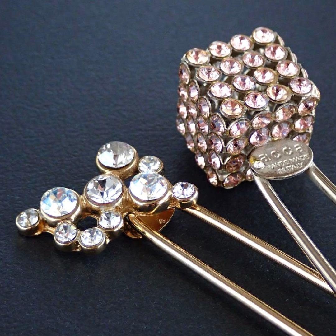 【2本セット】acca アッカ スティック 2つセット ヘアピン スワロフスキー