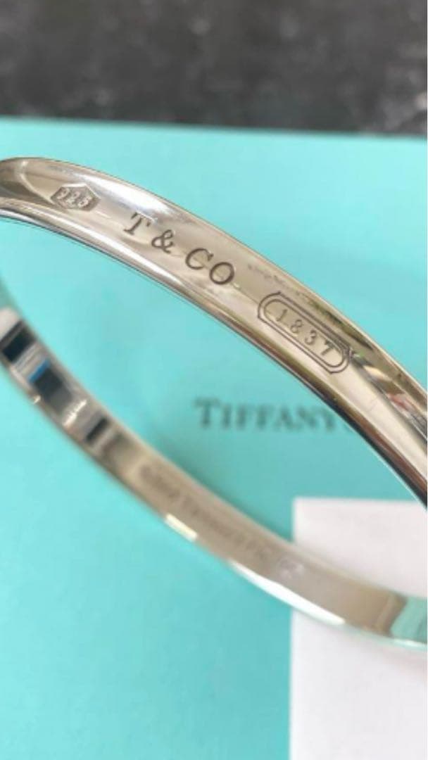 【再お値下げ】Tiffany & Co. 1837シルバーバングル