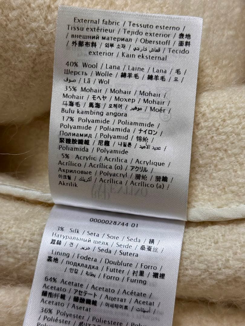 RED VALENTINO 極美品　ホワイト　ブークレコート