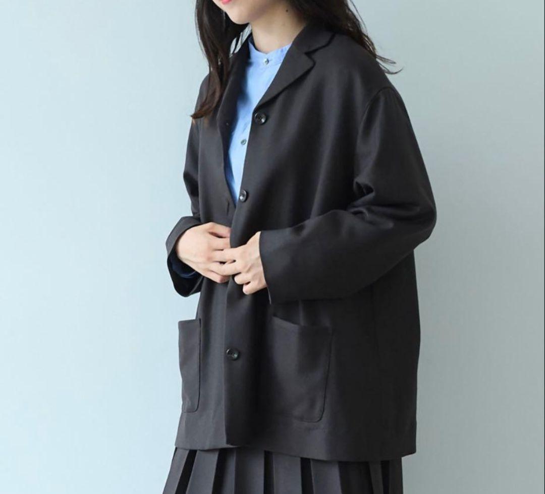 bulle de savon 2/60 サキソニー ジャケット　コゲチャ