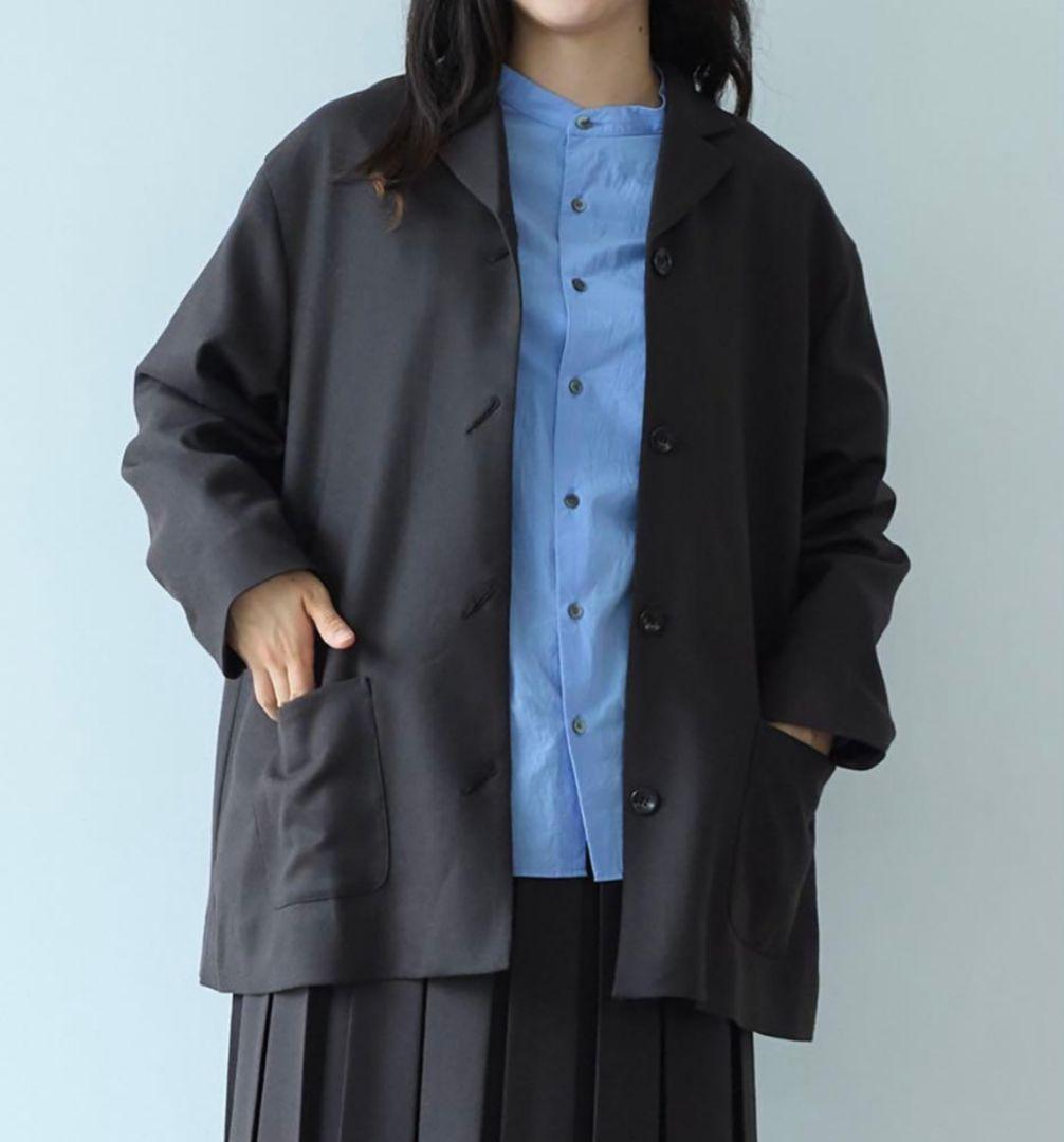 bulle de savon 2/60 サキソニー ジャケット　コゲチャ