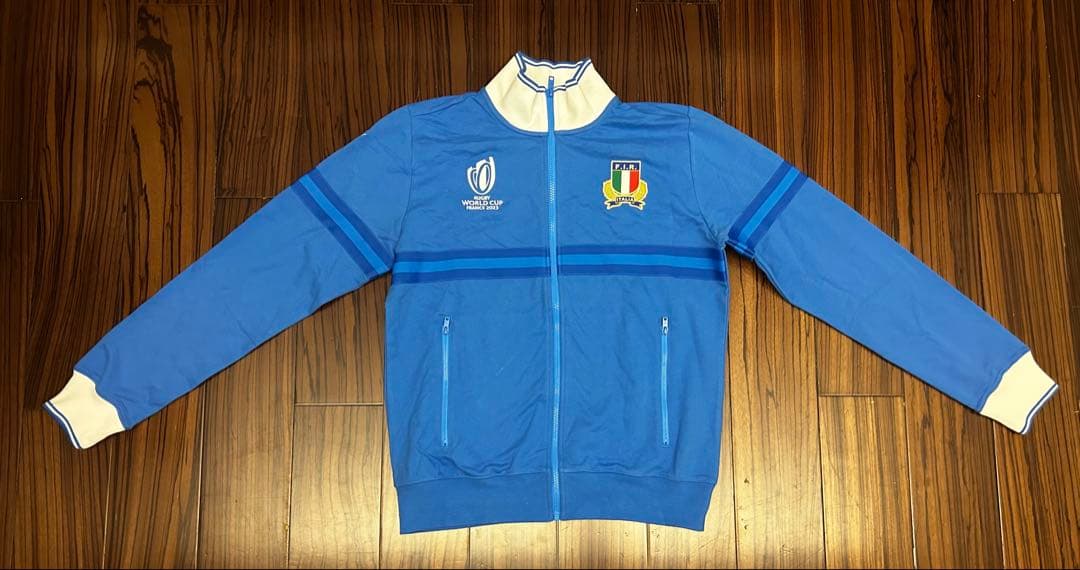 マクロン　ラグビー　イタリア代表23年W杯　フルジップジャケット M