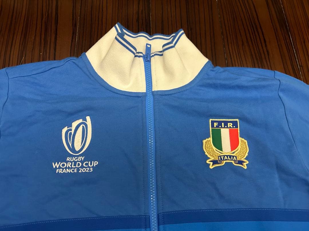 マクロン　ラグビー　イタリア代表23年W杯　フルジップジャケット M
