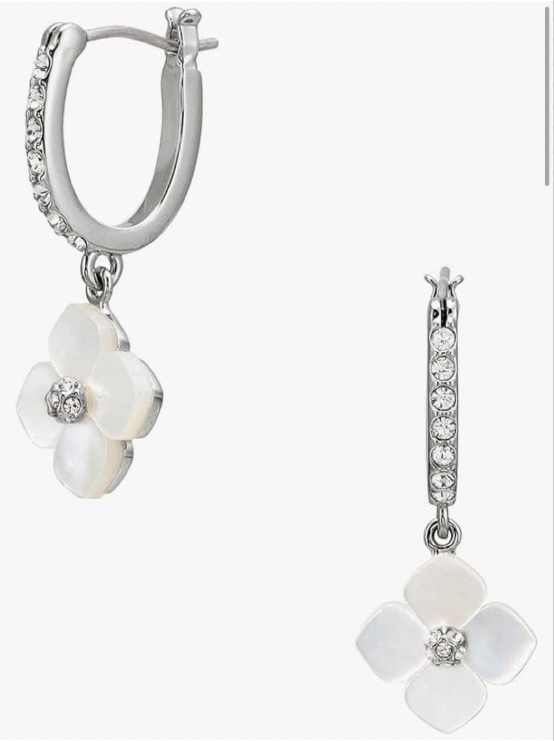 箱・保証書有/VENDOME BOUTIQUE シェルフラワー ピアス