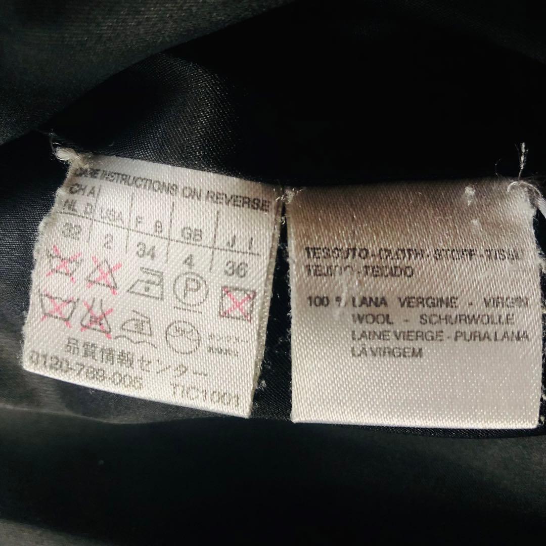 美品✨マックスマーラ ロングコート 柔らかウール 女優襟 銀タグ グレー 36