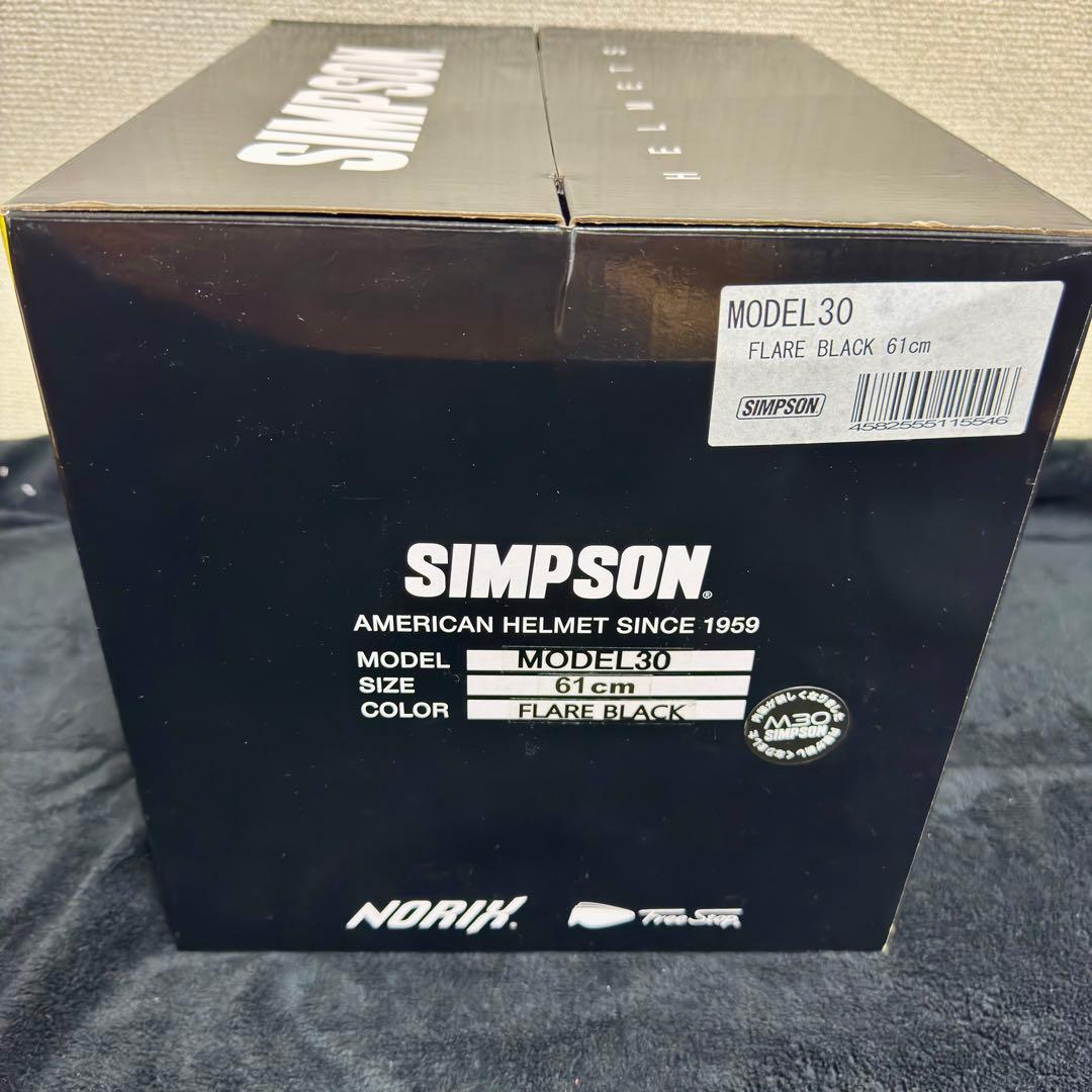 SIMPSON M30 フレアブラック シンプソン XL 61cm