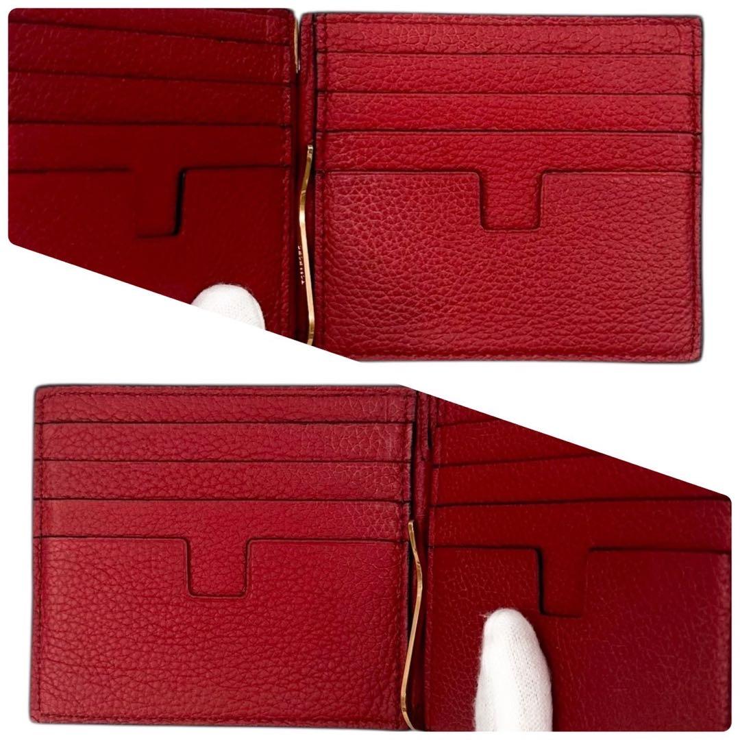 美品 トムフォード マネークリップ カードケース コンパクト 財布 ブラック 黒