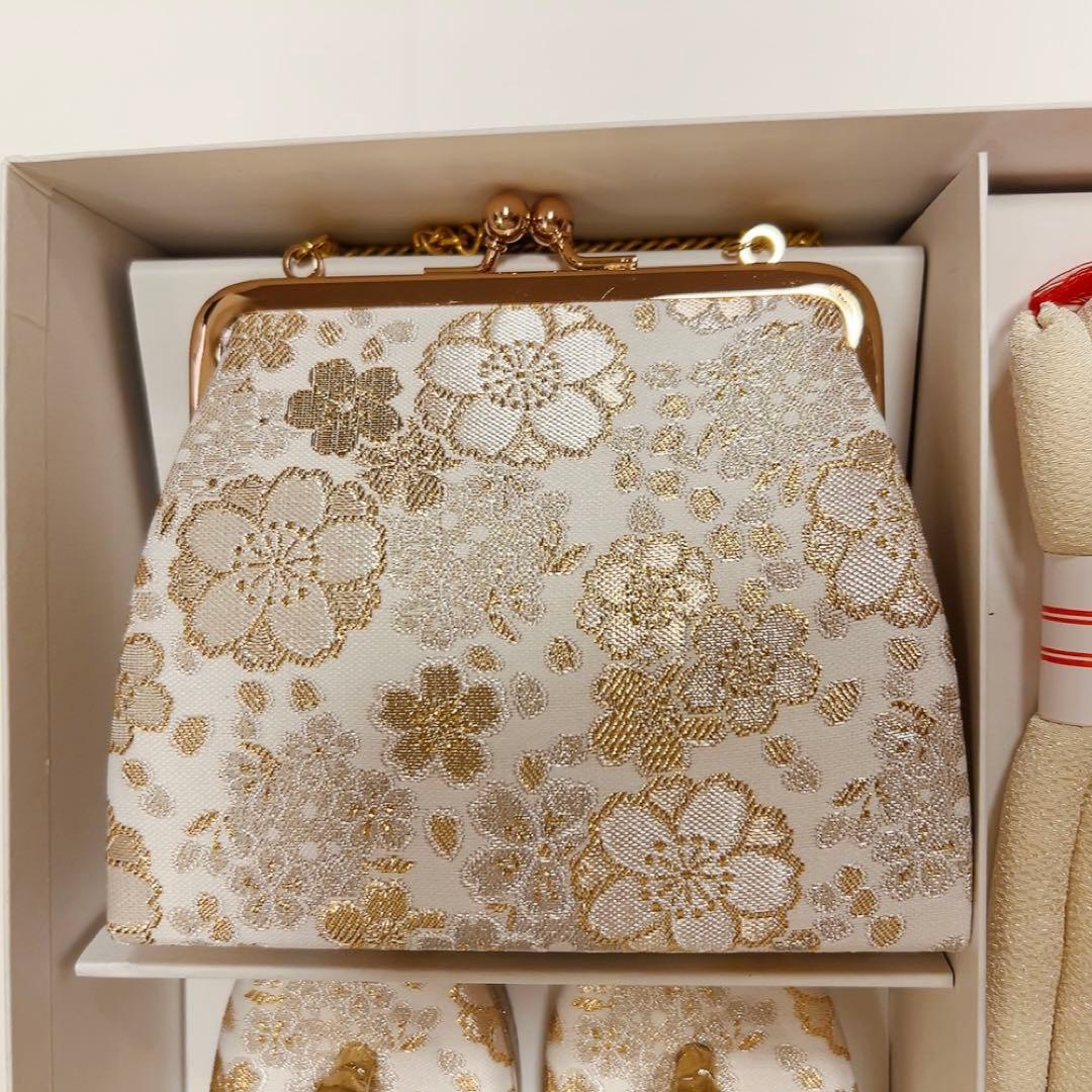 七五三 草履とバッグとはこせこのセット 21cm 7歳