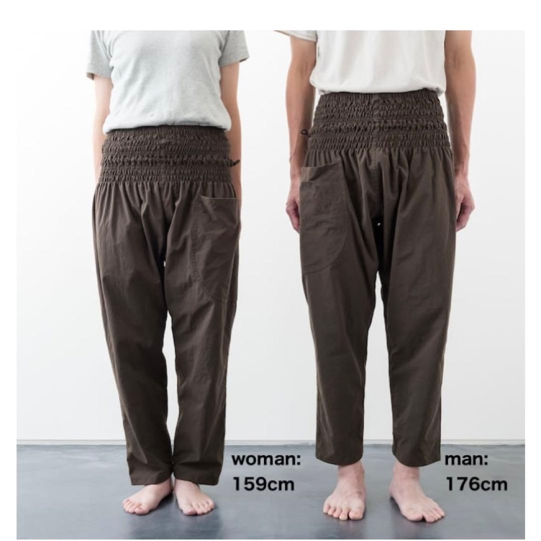 一二の用品店　ガバット&もんぺズボン　栗