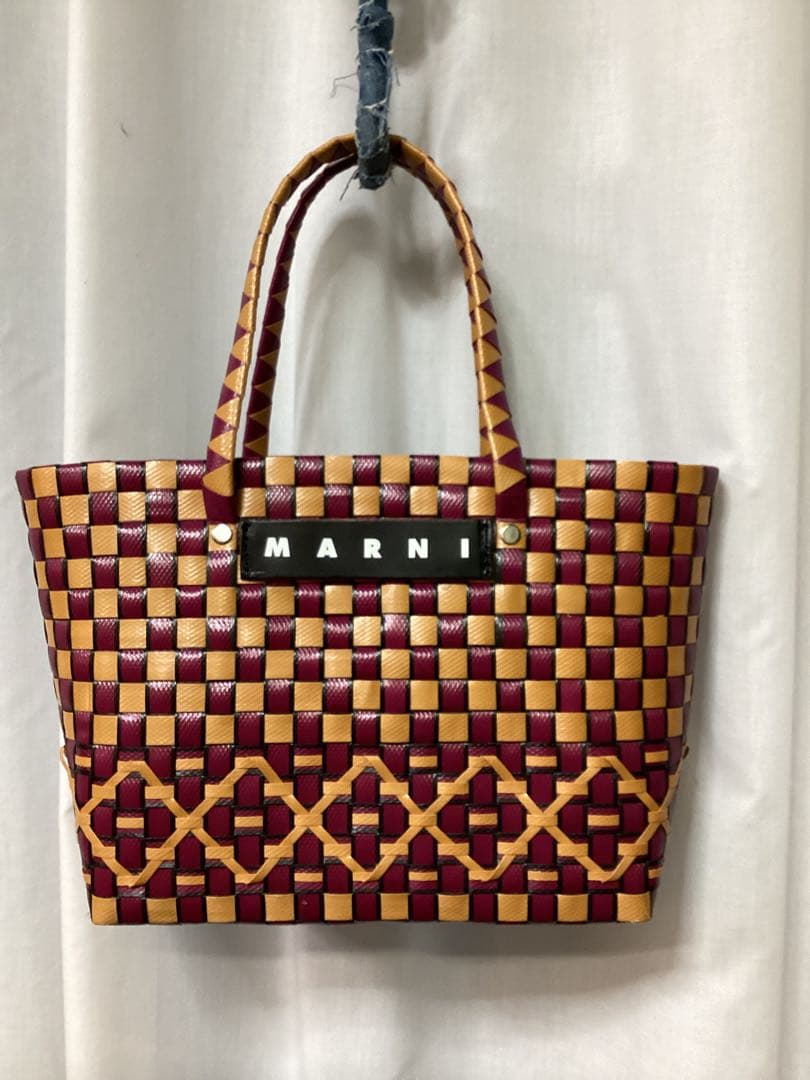 最終値下げ　マルニ　かごバッグ