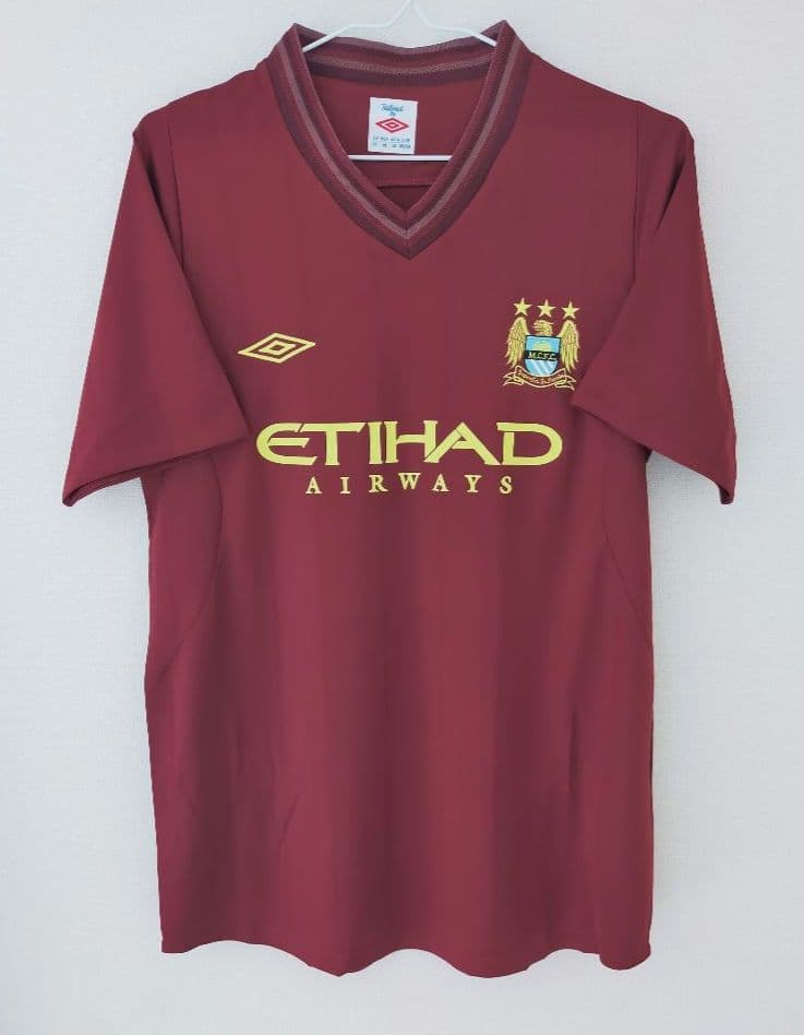 【激レア】マンチェスターシティ テベス 12/13 アウェイユニ Lサイズ