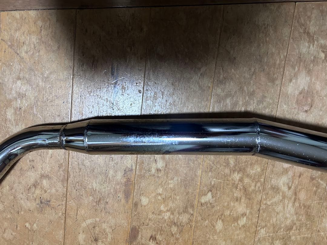 GN125 弾丸マフラー　gn125h 希少 スチール製