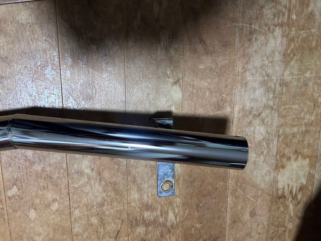 GN125 弾丸マフラー　gn125h 希少 スチール製