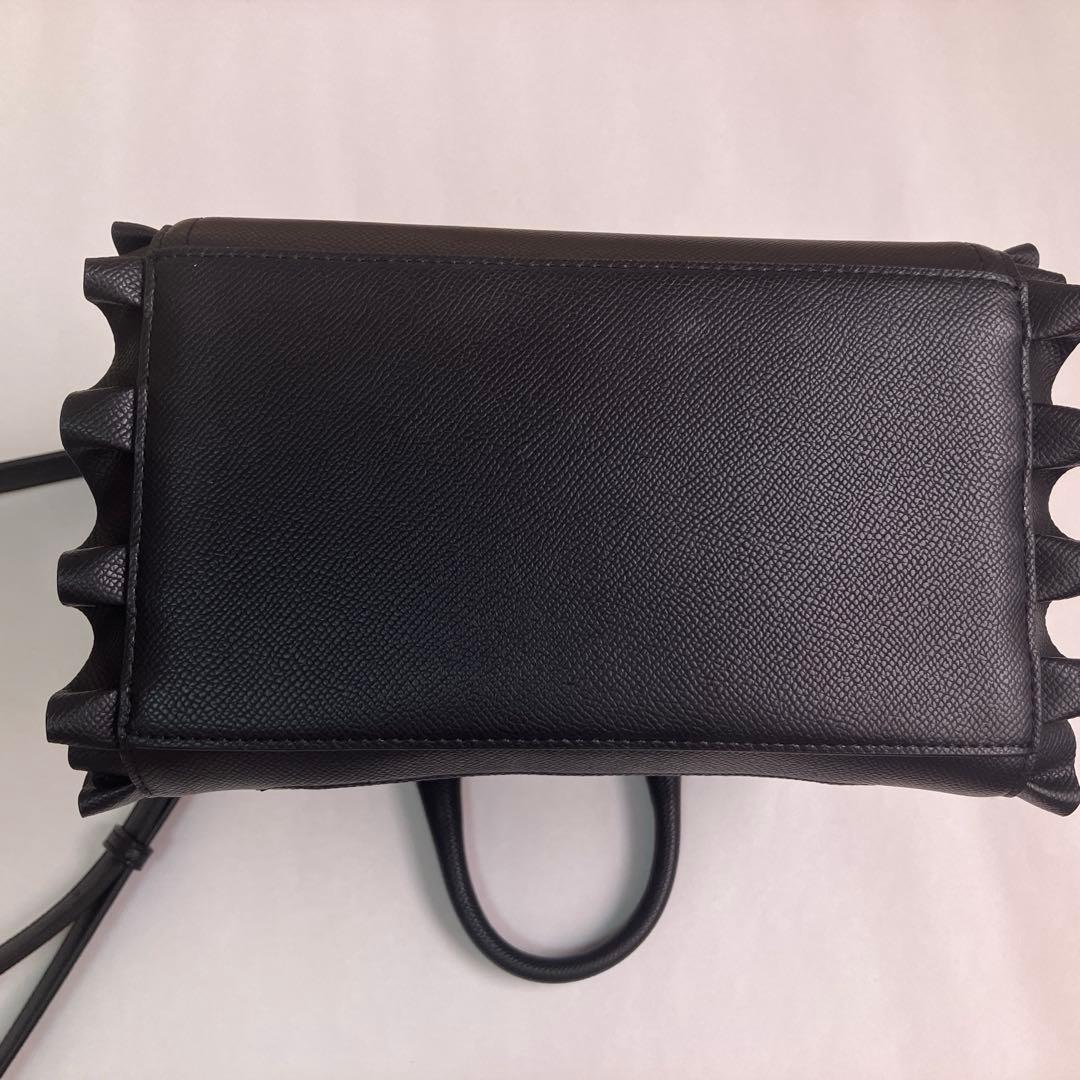 & chouette 推し事バッグ クリアポケット付きぬいぐるみバッグ ブラック