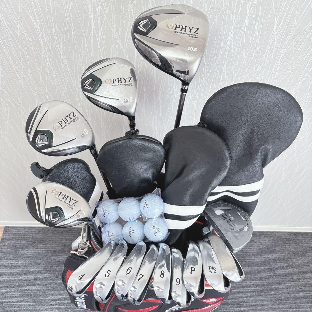 超豪華❗ブリヂストン/PHYZ★ゴルフクラブ 初心者用 メンズ ゴルフセット