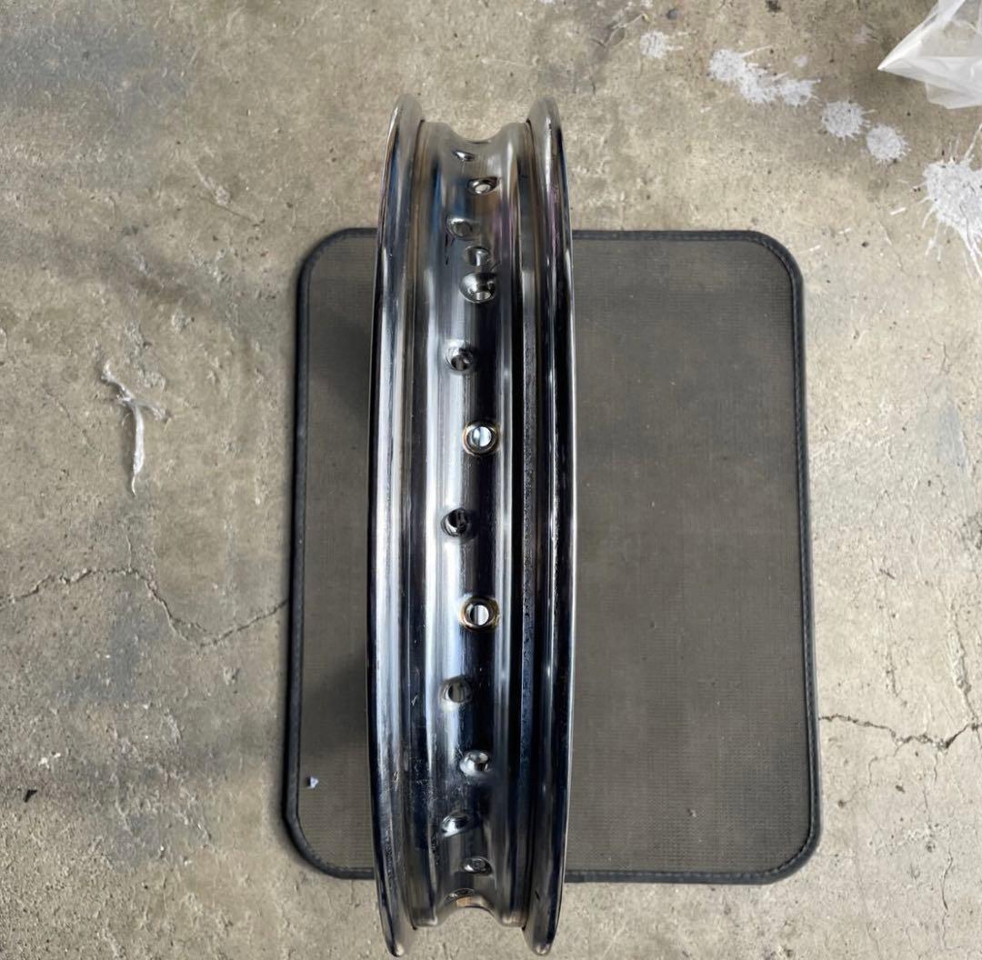 メッキリム　18×2.15　エボ　ショベル　パン　ナックル　チョッパー　フリスコ