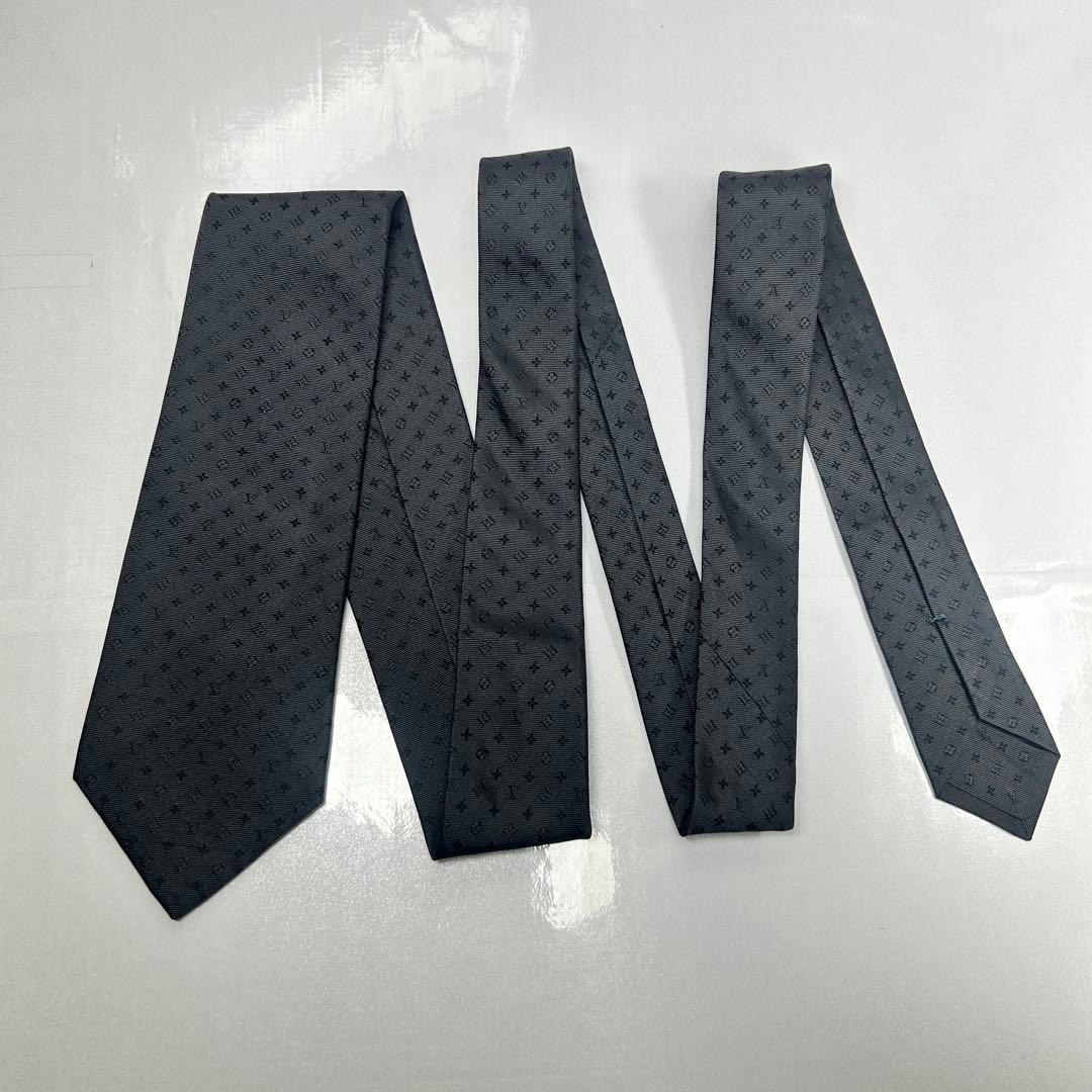 LOUIS VUITTON ルイヴィトン 極美品 現行 ネクタイ モノグラム
