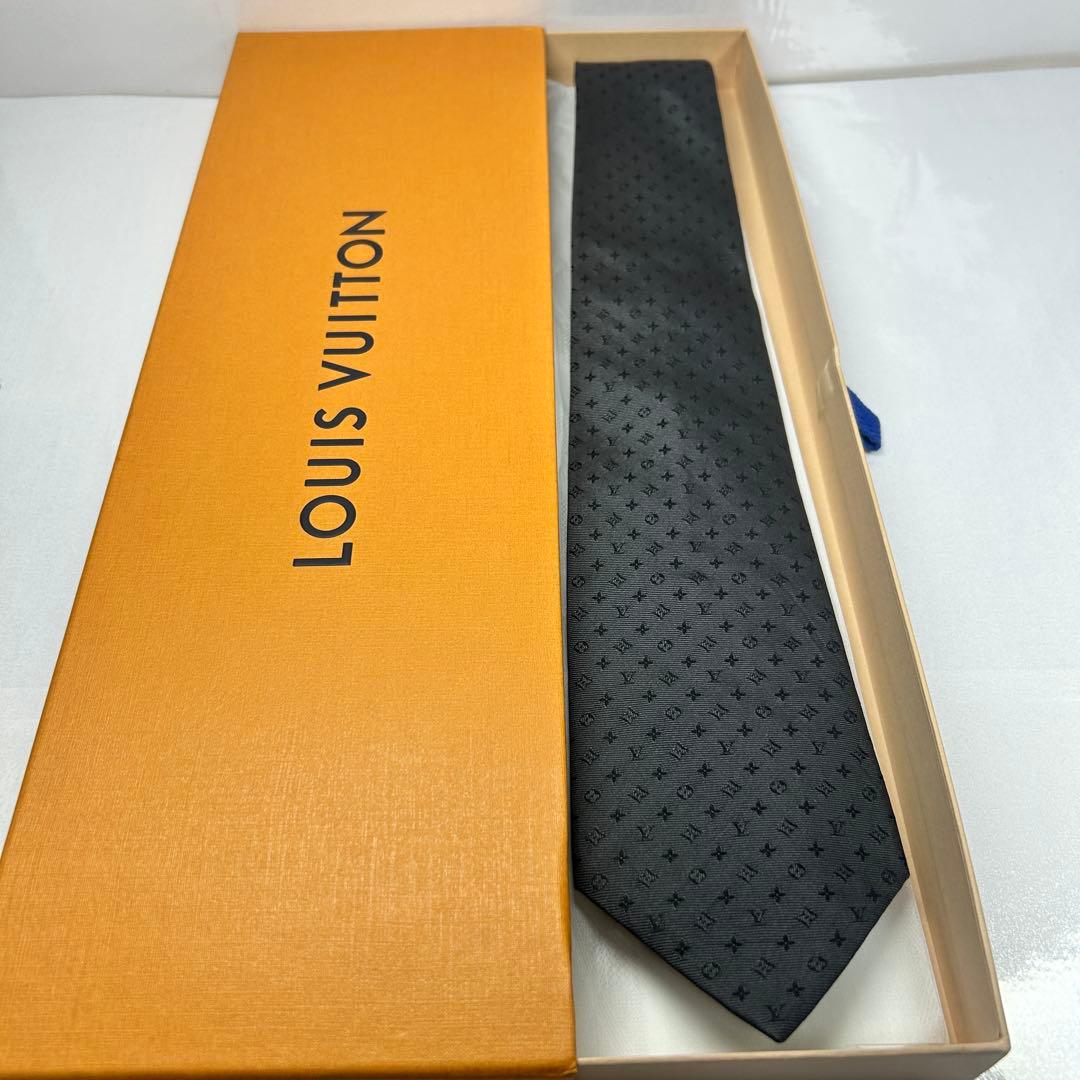 LOUIS VUITTON ルイヴィトン 極美品 現行 ネクタイ モノグラム