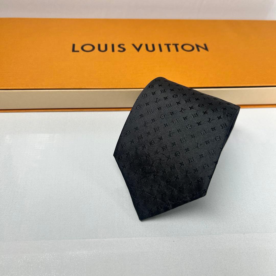LOUIS VUITTON ルイヴィトン 極美品 現行 ネクタイ モノグラム