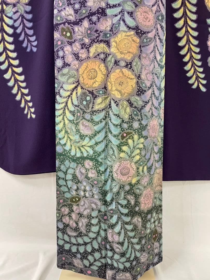 売約済み【WA-Modern】★★正絹　辻ヶ花　振袖2点セット(振袖長襦袢)★★