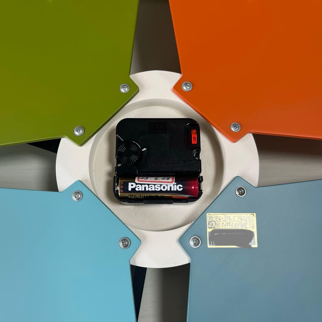 ペタルクロック マルチカラー vitra ジョージ・ネルソン　廃盤色