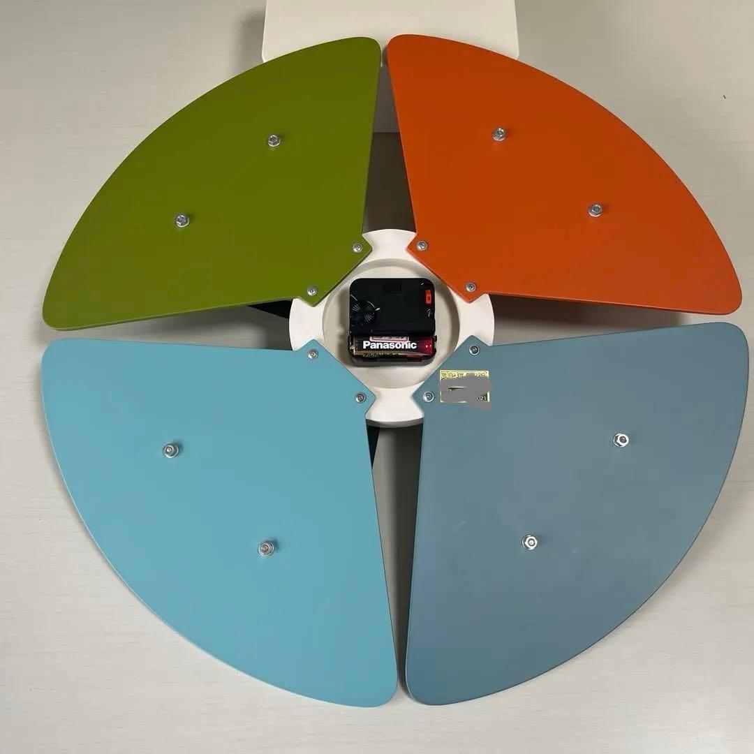 ペタルクロック マルチカラー vitra ジョージ・ネルソン　廃盤色