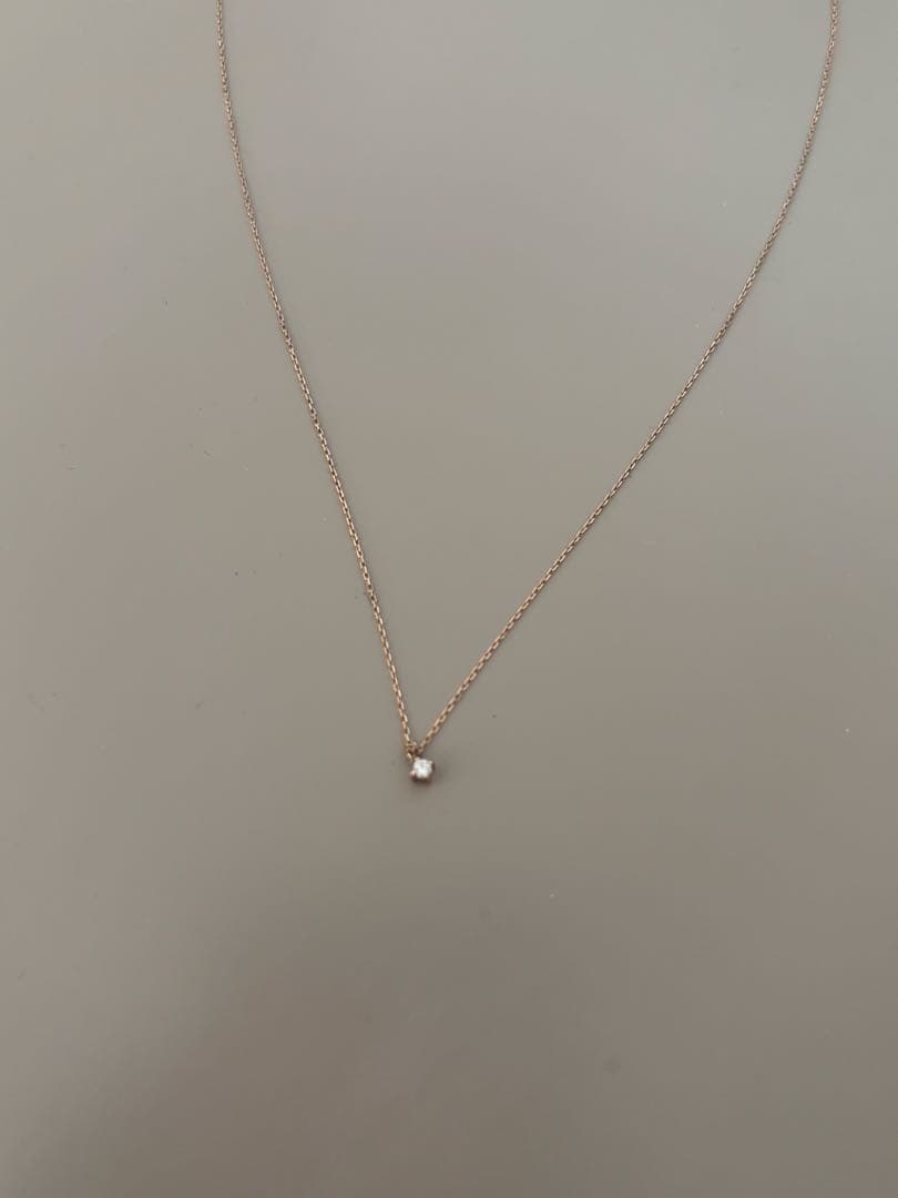 ete K10PG ネックレス ダイヤモンド