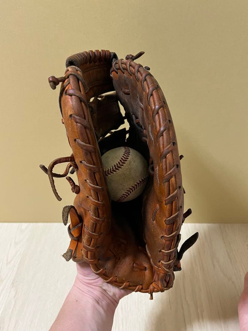 久保田スラッガー　硬式ファーストミット　旧ラベル