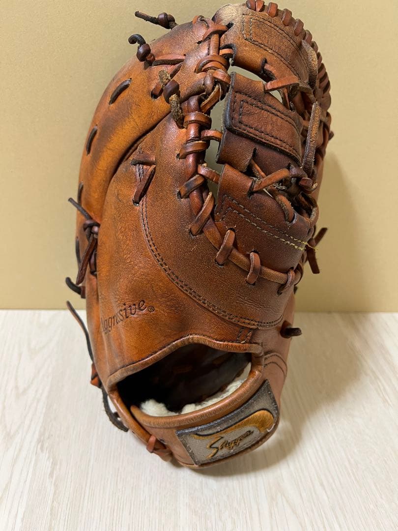 久保田スラッガー　硬式ファーストミット　旧ラベル