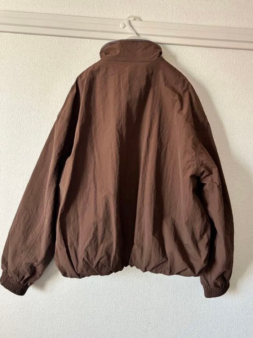 ブラウン ジップアップ ジャケット