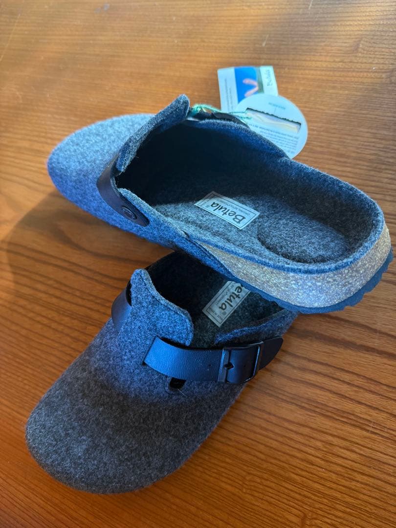 新品⚠️ビルケンシュトックBIRKENSTOCKボストン❣️ウールフェルトクロッグ