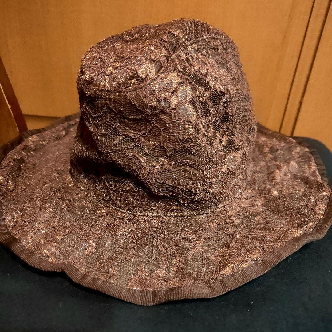 MASNADA ETICHETTA TOSCANレースフリルエッジハットイタリア