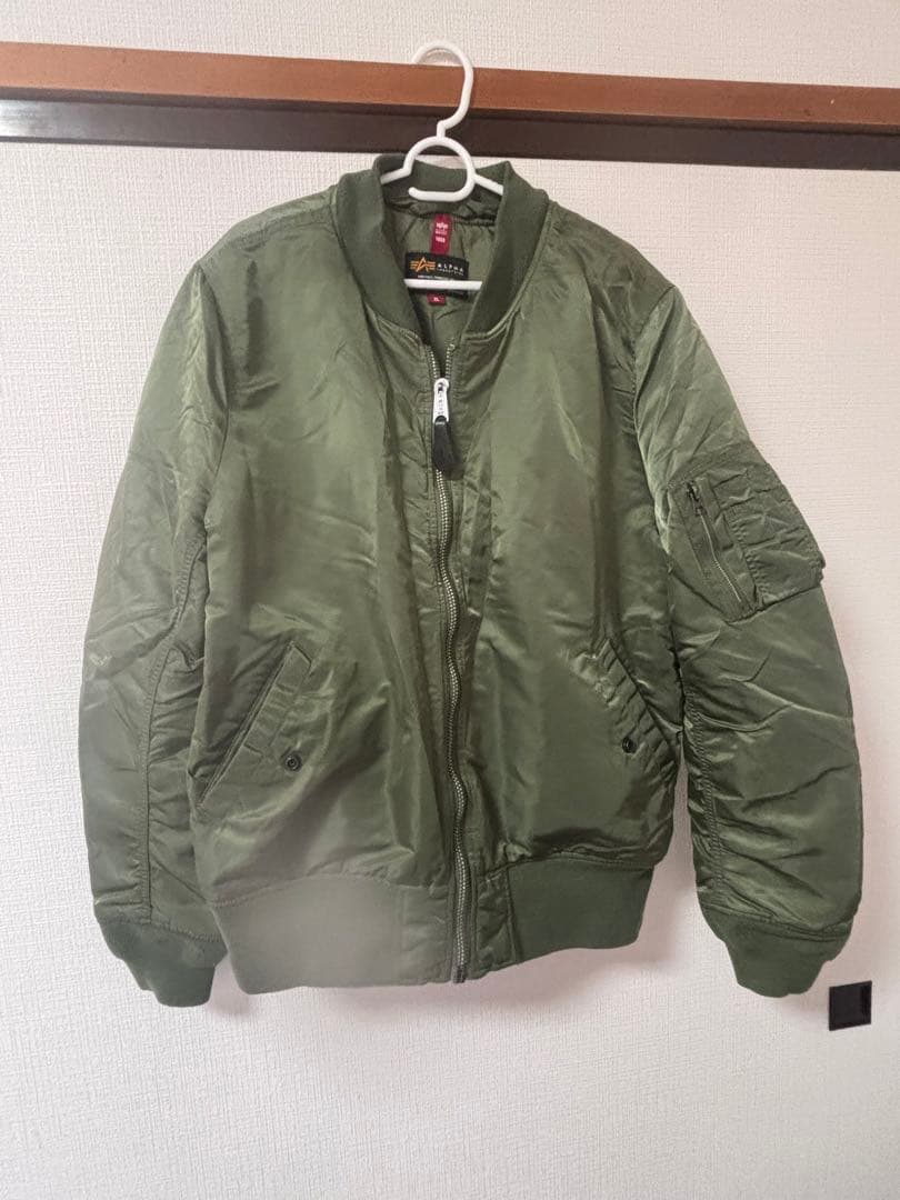 ALPHA MA-1 フライトジャケット XL オリーブグリーン