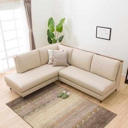 引取セール3万円　ベージュ コーナーソファ L字型 ニトリ　LD1Nシールド左肘