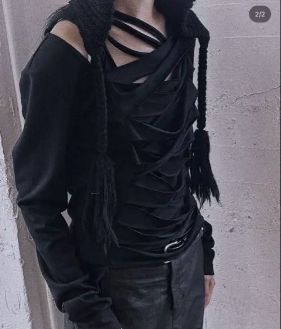 LIMI feu ボンテージ カットソー 25aw ヨウジヤマモト size2