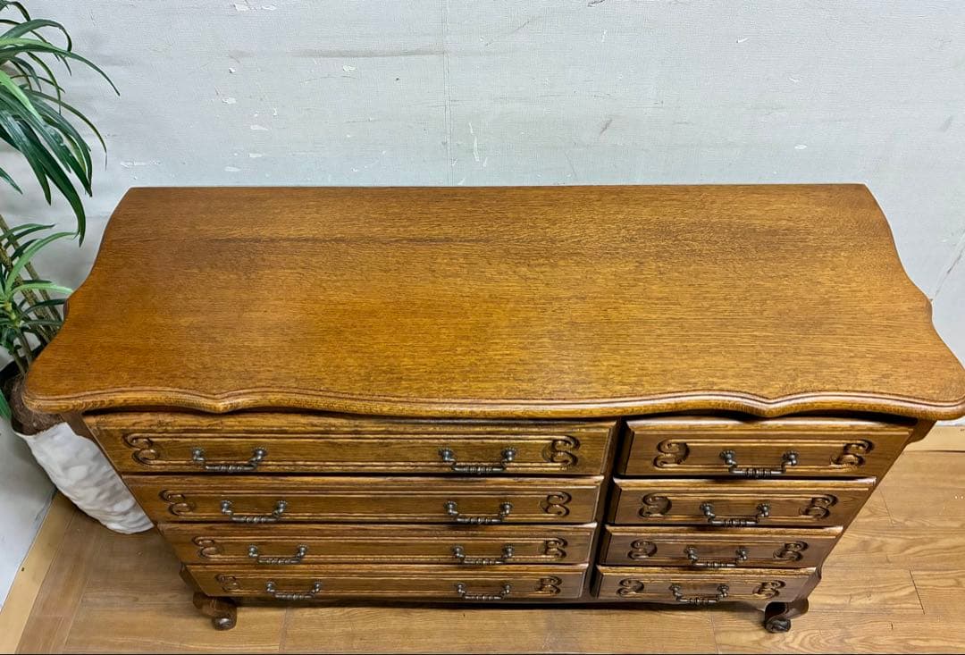 kawa☆管389☆ルーマニア製☆三越ブルージュ☆4段チェスト